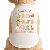 Sweet As A Christmas Cookie Cute Holiday Doggie Tank thumb 0