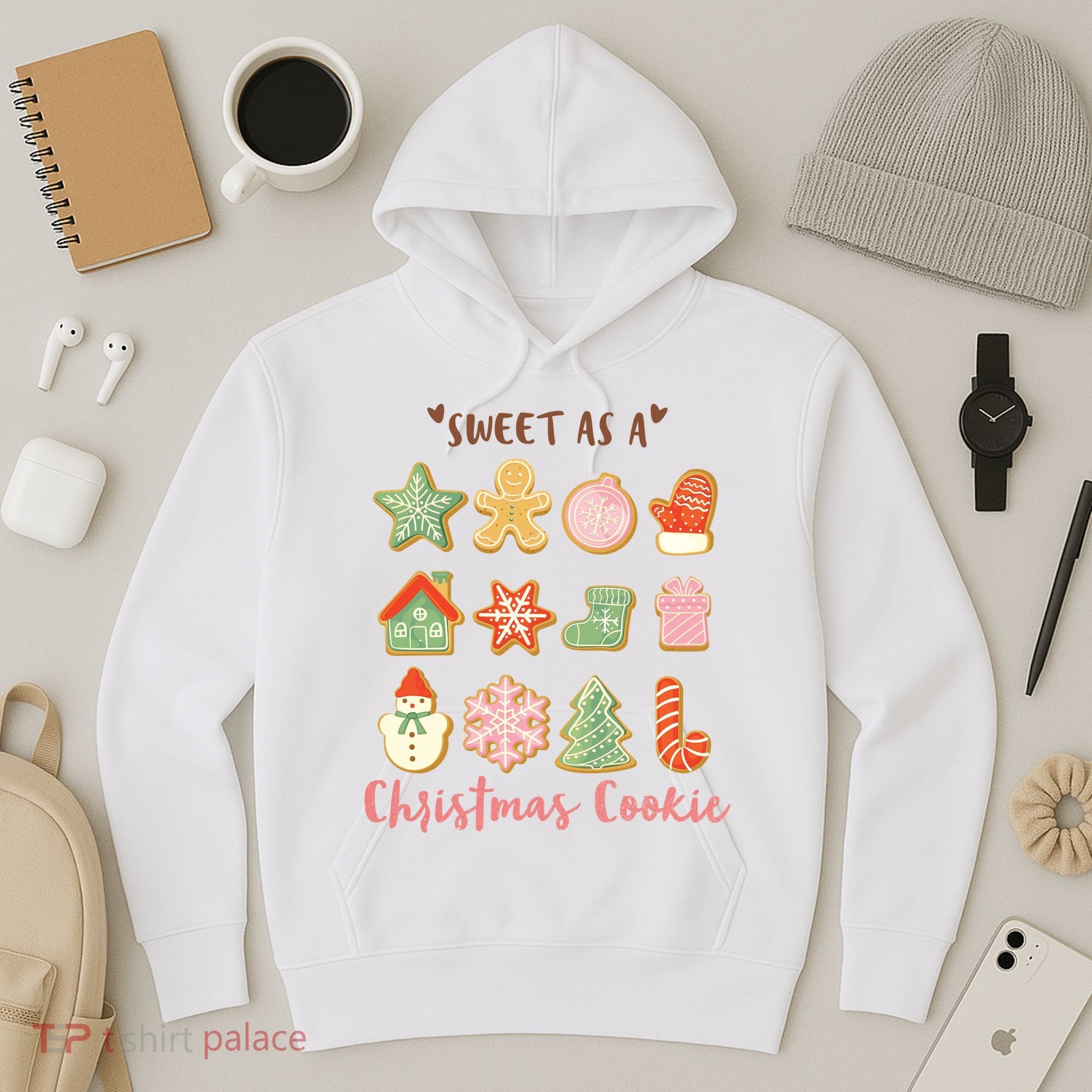 Sweet As A Christmas Cookie Cute Holiday Hoodie