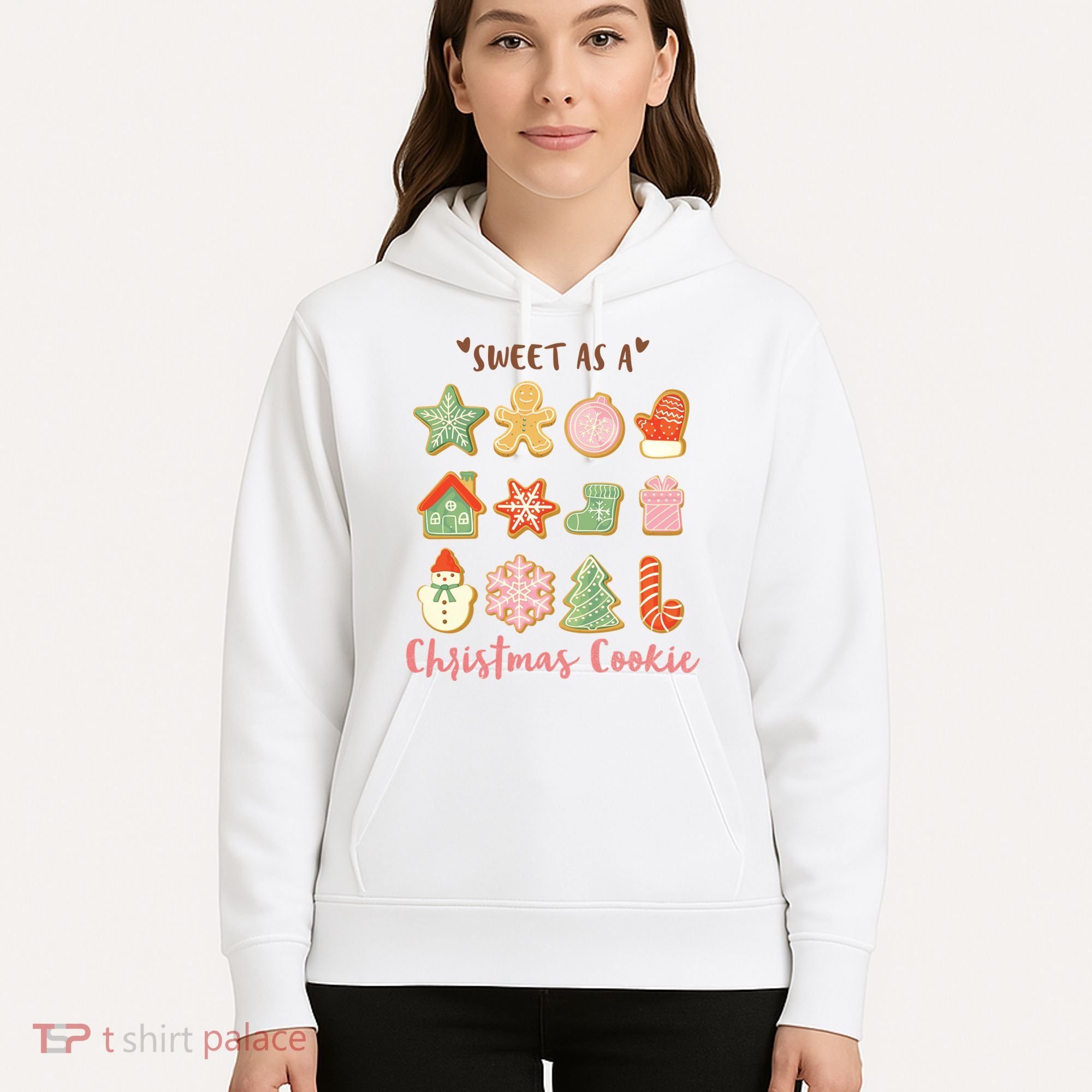 Sweet As A Christmas Cookie Cute Holiday Hoodie