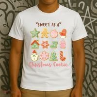Sweet As A Christmas Cookie Cute Holiday T-Shirt thumb 3
