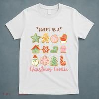 Sweet As A Christmas Cookie Cute Holiday T-Shirt thumb 5
