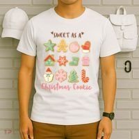 Sweet As A Christmas Cookie Cute Holiday T-Shirt thumb 6