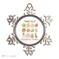 Sweet As A Christmas Cookie Cute Holiday Ornament thumb 0