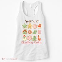Sweet As A Christmas Cookie Cute Holiday Women's Tank Top thumb 0