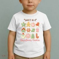 Sweet As A Christmas Cookie Cute Holiday Toddler T-Shirt thumb 2