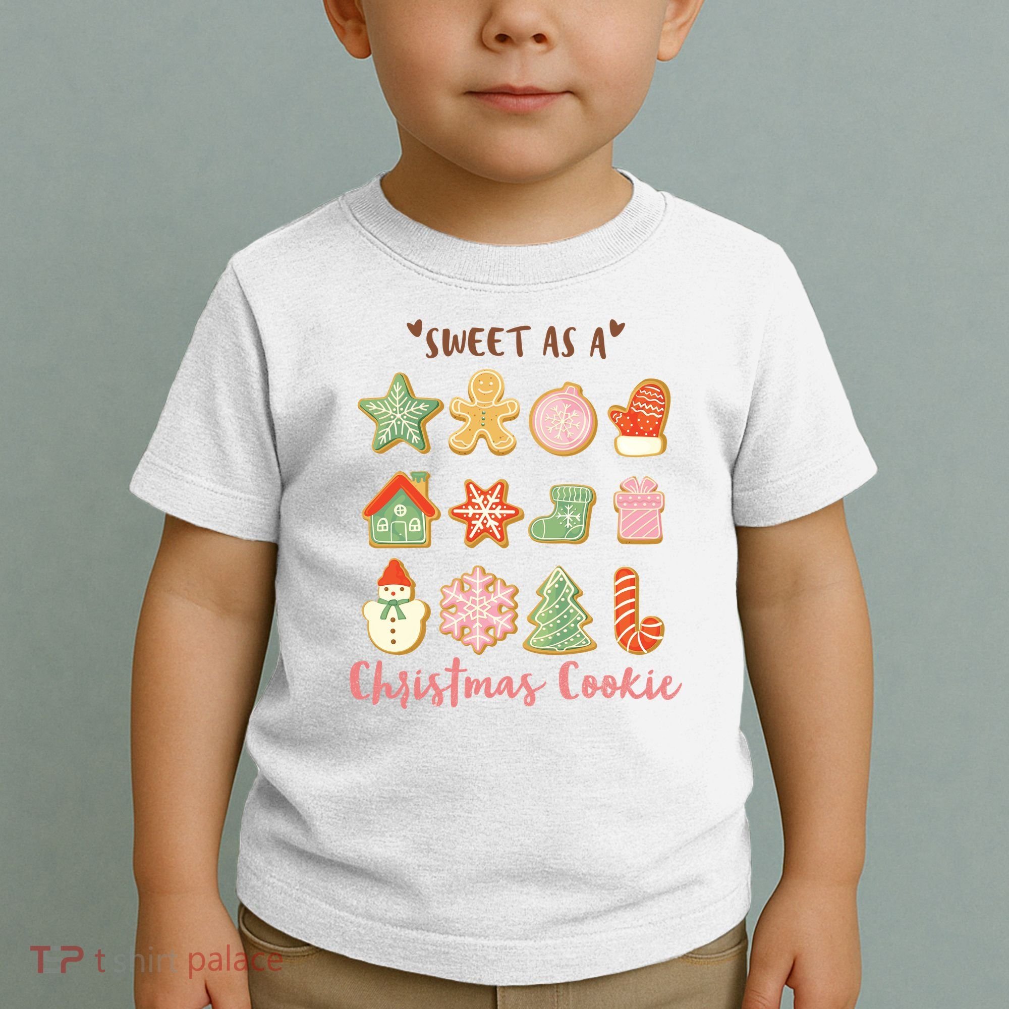 Sweet As A Christmas Cookie Cute Holiday Toddler T-Shirt