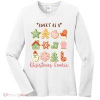 Sweet As A Christmas Cookie Cute Holiday Women's Long Sleeve Shirt thumb 0