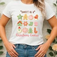 Sweet As A Christmas Cookie Cute Holiday Women's T-Shirt thumb 2