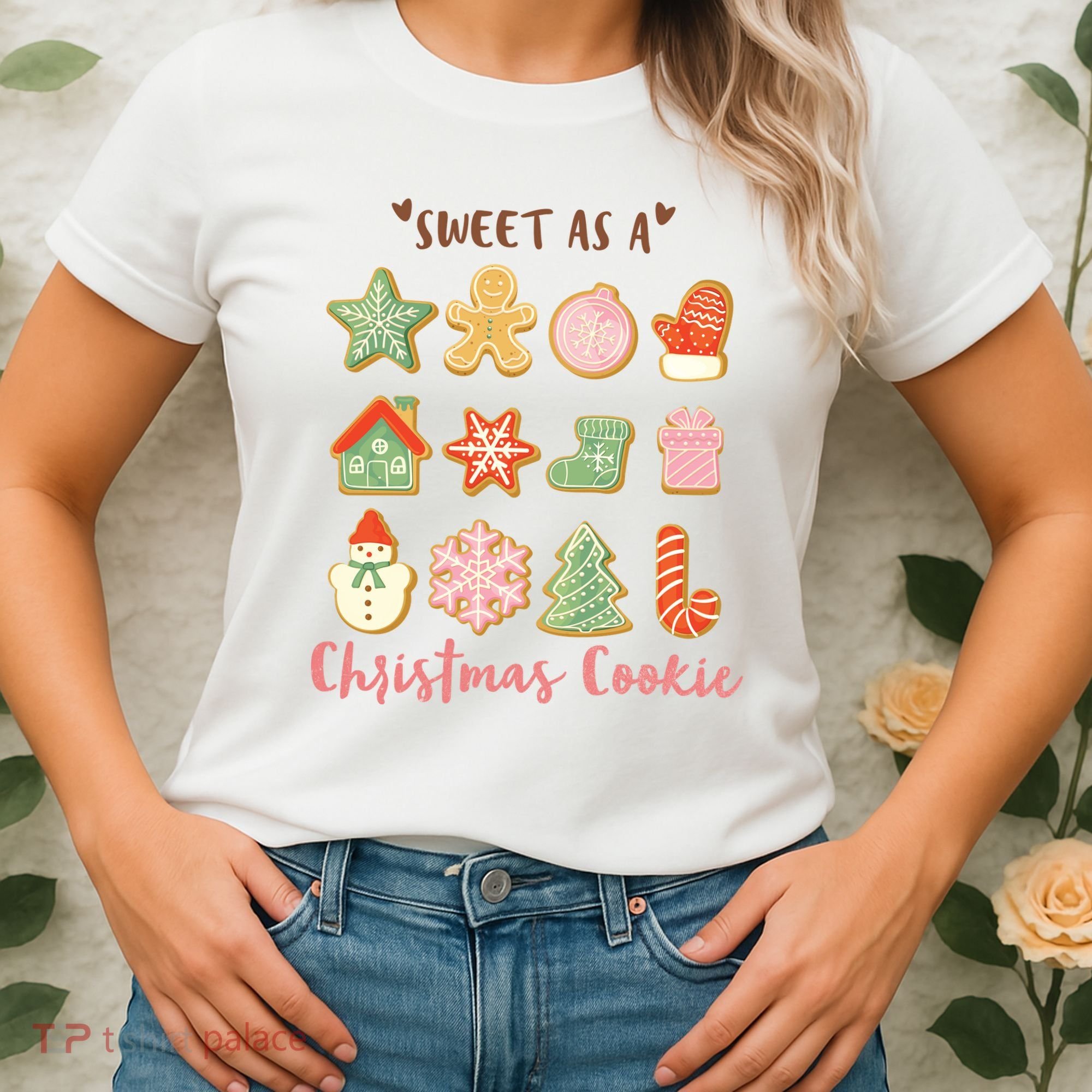 Sweet As A Christmas Cookie Cute Holiday Women's T-Shirt