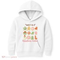 Sweet As A Christmas Cookie Cute Holiday Kids Hoodie thumb 0