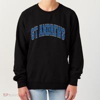 St Andrews Arched Blue Text Women's Sweatshirt thumb 0