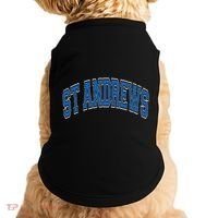 St Andrews Arched Blue Text Doggie Tank thumb 0