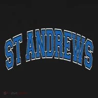 St Andrews Arched Blue Text Doggie Tank thumb 4