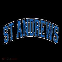 St Andrews Arched Blue Text Hoodie thumb 7