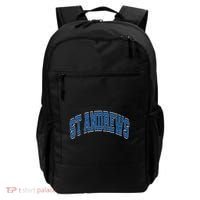 St Andrews Arched Blue Text Backpack thumb 0