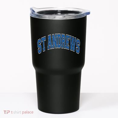 St Andrews Arched Blue Text Tumbler