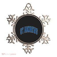 St Andrews Arched Blue Text Ornament thumb 0