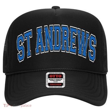 St Andrews Arched Blue Text Hat
