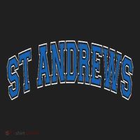 St Andrews Arched Blue Text Hat thumb 2