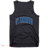 St Andrews Arched Blue Text Tank Top thumb 0