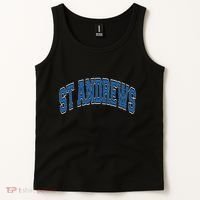 St Andrews Arched Blue Text Tank Top thumb 2
