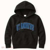 St Andrews Arched Blue Text Kids Hoodie thumb 0