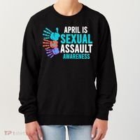 Sexual Assault Awareness Month Sexual Assault Awareness Women's Sweatshirt thumb 0