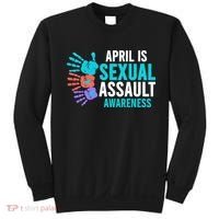 Sexual Assault Awareness Month Sexual Assault Awareness Sweatshirt thumb 0