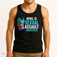 Sexual Assault Awareness Month Sexual Assault Awareness Tank Top thumb 3