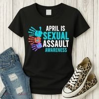 Sexual Assault Awareness Month Sexual Assault Awareness Women's T-Shirt thumb 3