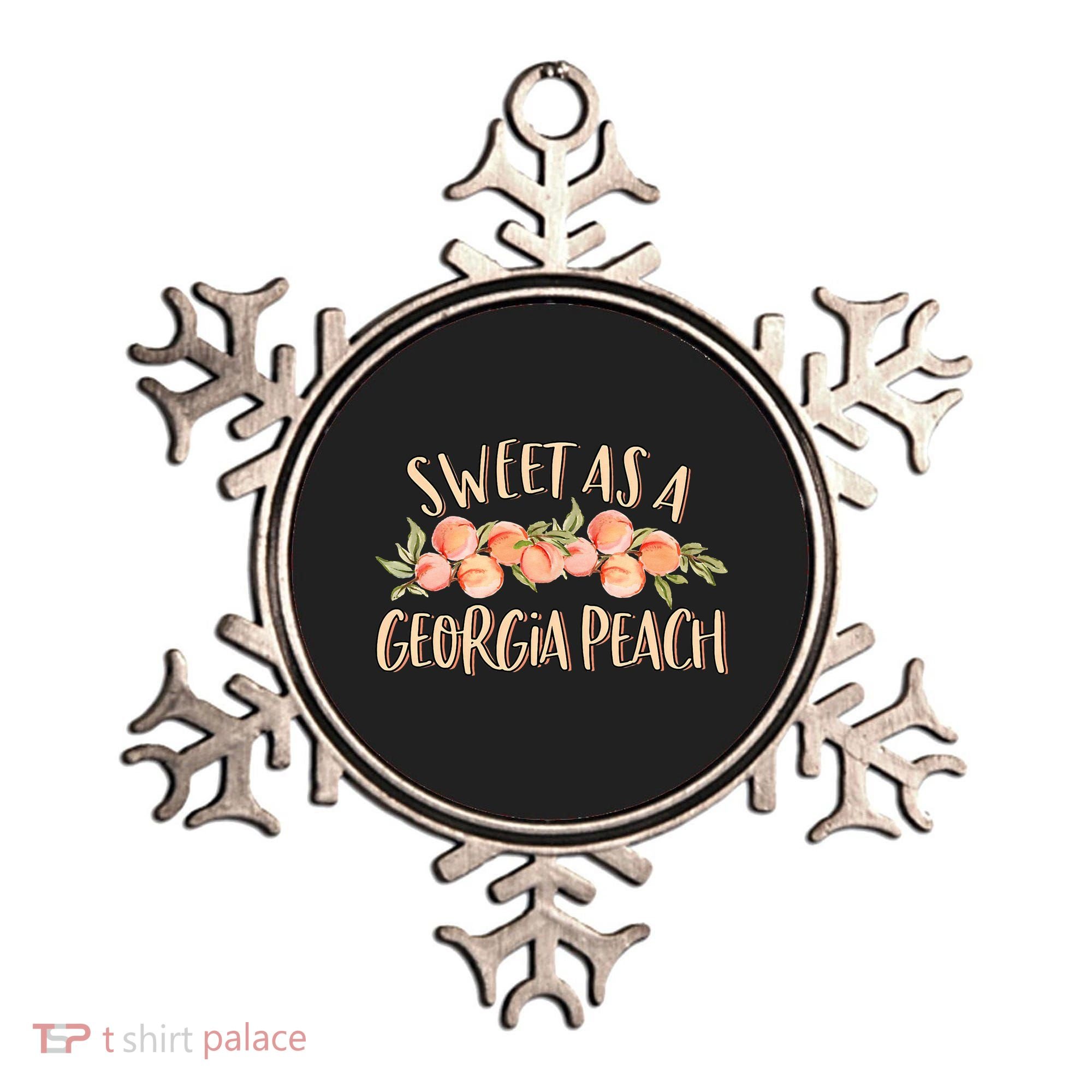 Sweet As A Georgia Peach Cute Funny Southern Georgia Ornament