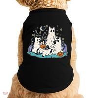 Spooky and Adorable Black Cat Halloween Costumes Doggie Tank thumb 0