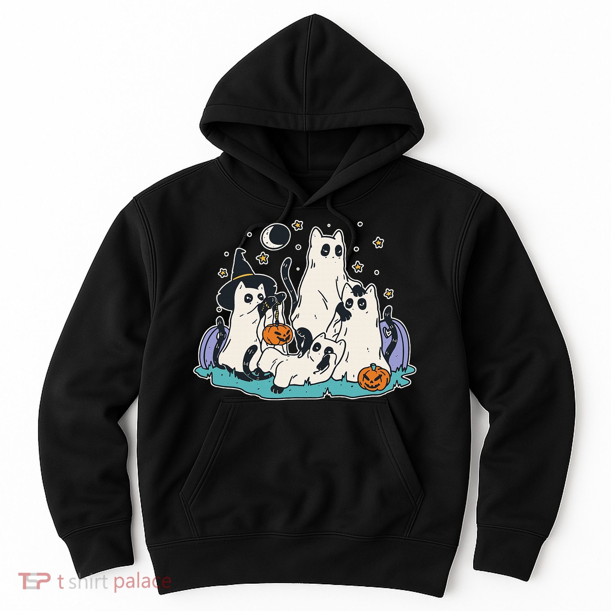 Spooky and Adorable Black Cat Halloween Costumes Hoodie