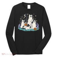 Spooky and Adorable Black Cat Halloween Costumes Long Sleeve Shirt thumb 0