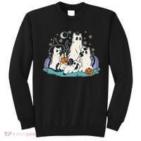 Spooky and Adorable Black Cat Halloween Costumes Sweatshirt thumb 0