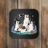 Spooky and Adorable Black Cat Halloween Costumes Coaster thumb 0