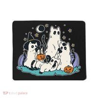 Spooky and Adorable Black Cat Halloween Costumes Mousepad thumb 0