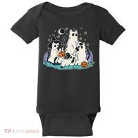 Spooky and Adorable Black Cat Halloween Costumes Baby Bodysuit thumb 0