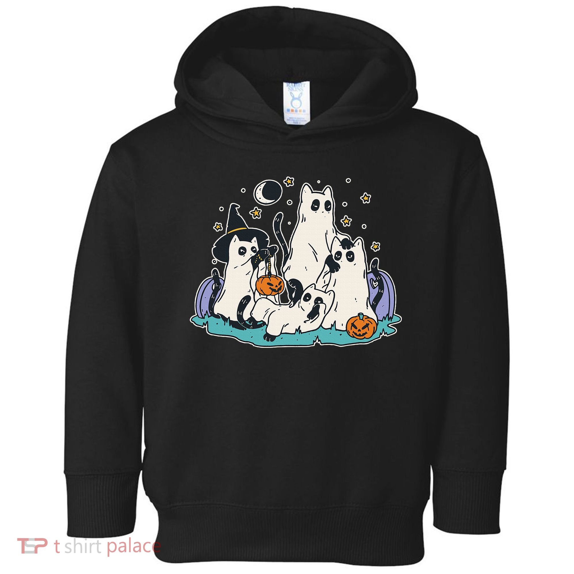 Spooky and Adorable Black Cat Halloween Costumes Toddler Hoodie