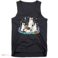 Spooky and Adorable Black Cat Halloween Costumes Tank Top thumb 0