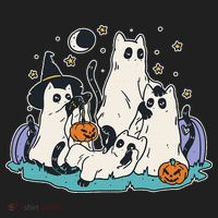 Spooky and Adorable Black Cat Halloween Costumes Golf Towel thumb 3