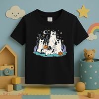 Spooky and Adorable Black Cat Halloween Costumes Toddler T-Shirt thumb 3