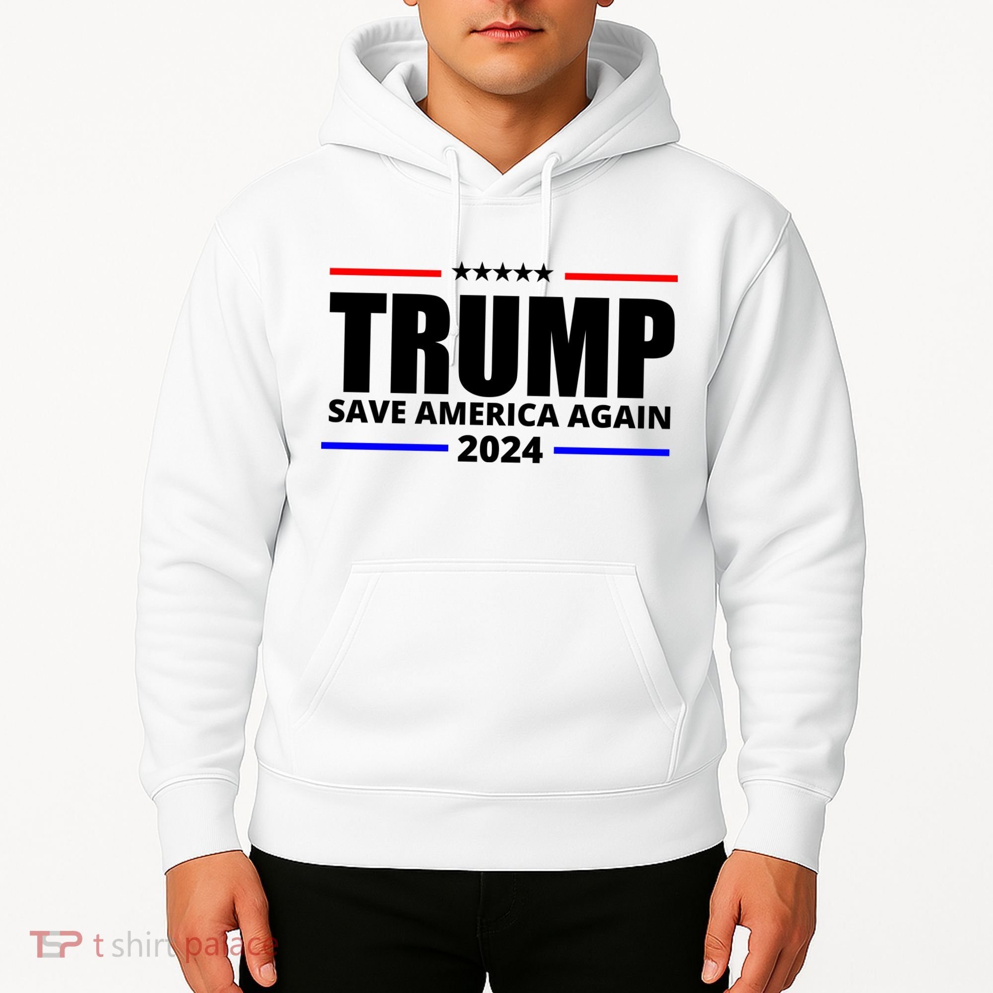 Save America Again Trump 2024 Political Hoodie