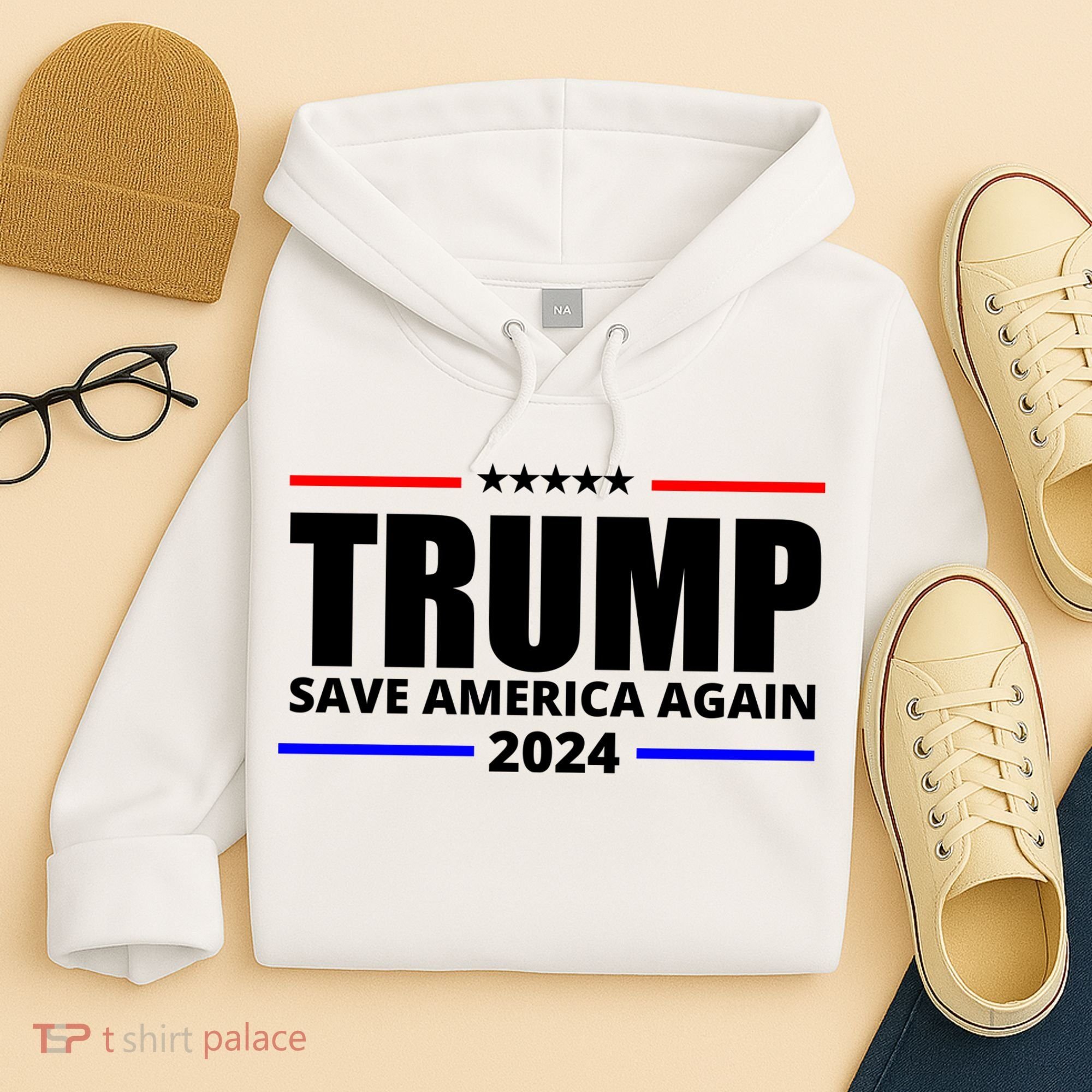 Save America Again Trump 2024 Political Hoodie