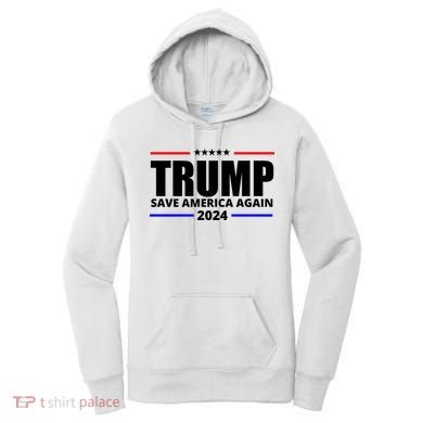 Save America Again Trump 2024 Political Women's Hoodie