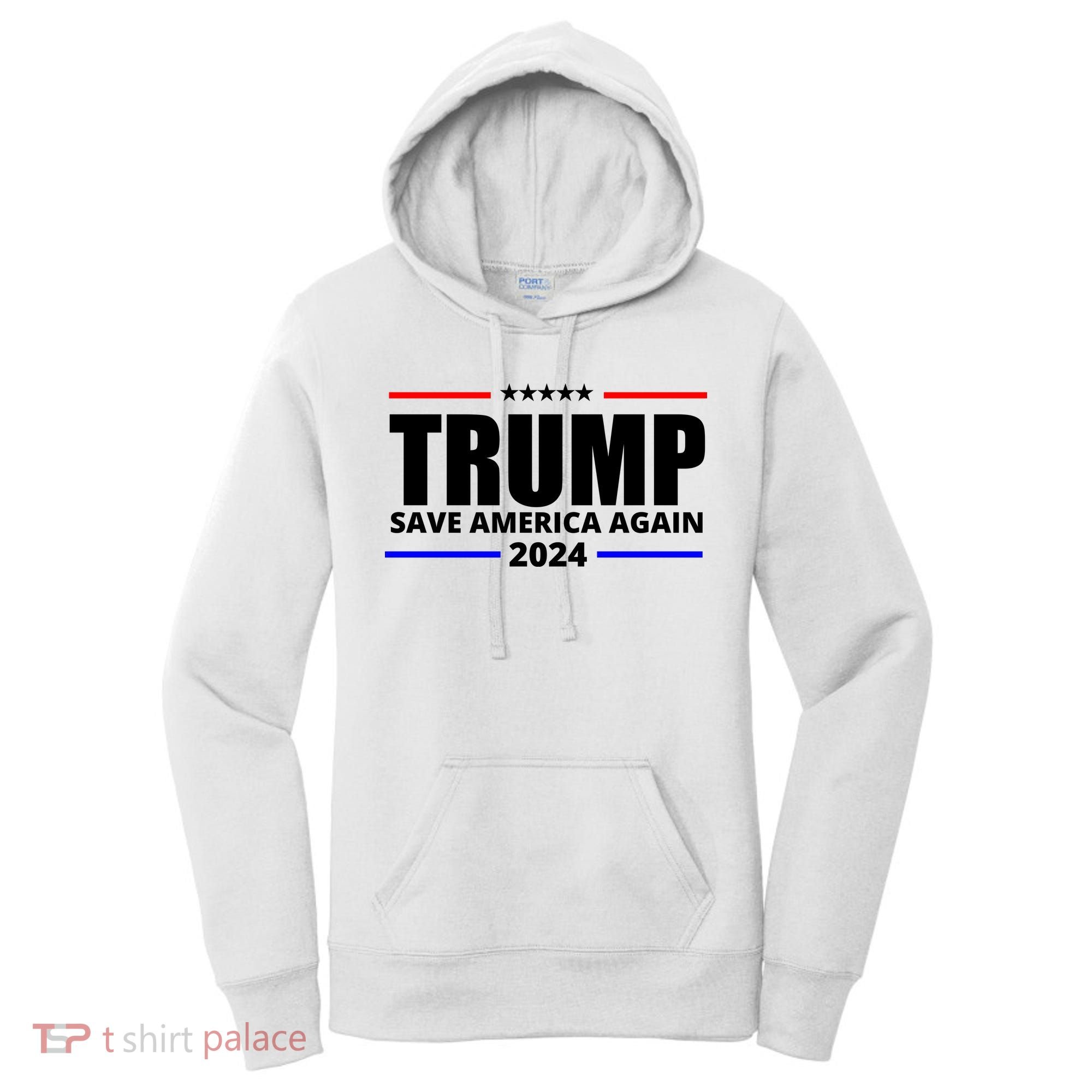Save America Again Trump 2024 Political Women's Hoodie