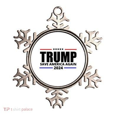 Save America Again Trump 2024 Political Ornament