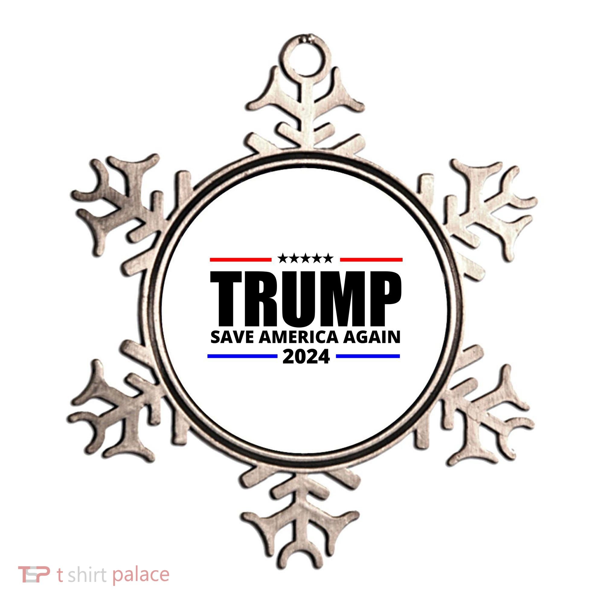 Save America Again Trump 2024 Political Ornament