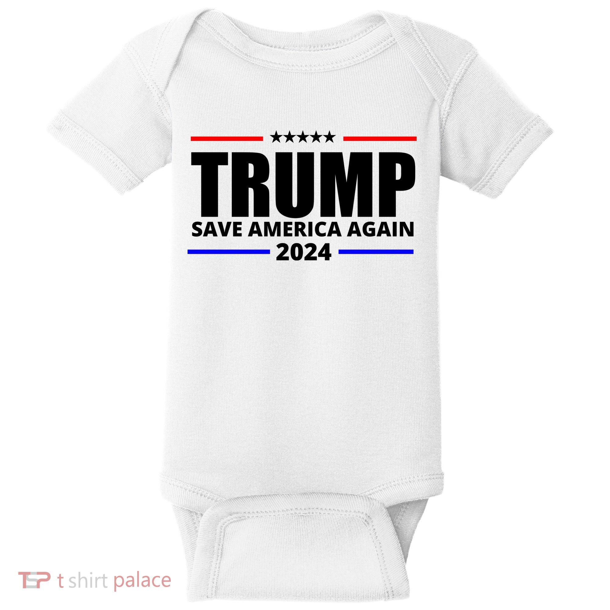 Save America Again Trump 2024 Political Baby Bodysuit