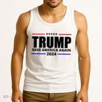 Save America Again Trump 2024 Political Tank Top thumb 3